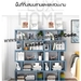 รูปย่อ Banja Shop ชั้น ชั้นวางของ Book shelf ชั้นวางหนังสือ ตู้หนังสือ ตู้โชว์ วัสดุไม้ MDF สไตล์นอร์เรียบง่าย เพิ่มพื้นที่การจัดเก็บ คุ้ม มี 2 ขนาด สีขาว รูปที่4