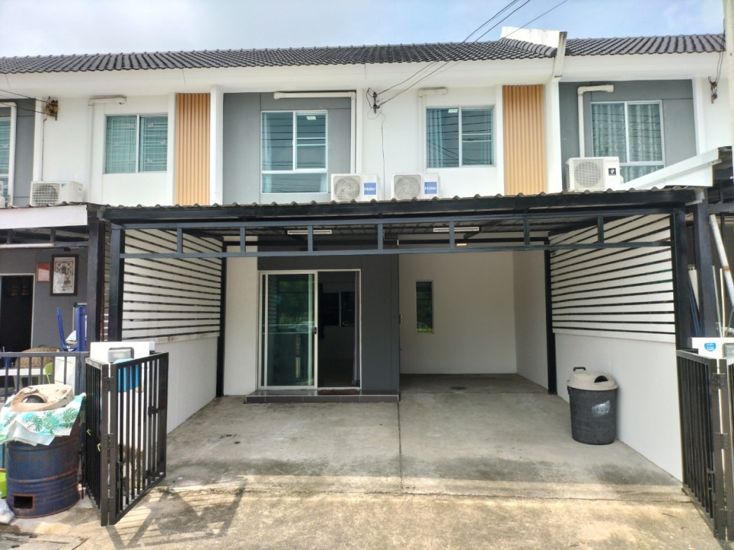 ขาย ทาวน์โฮม ขายพร้อมเฟอร์เจอร์ หมู่บ้านพฤกษา116 มหาวิทยาลัยราชมงคลธัญบุรี คลอง6 90 ตรม. 19 ตร.วา เหมาะกับลงทุนบ้านเช่า รูปที่ 3