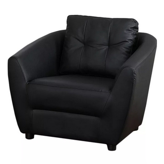 WINNER FURNITURE MAX PVC 1 SEATER SOFA  BLACK รูปที่ 1