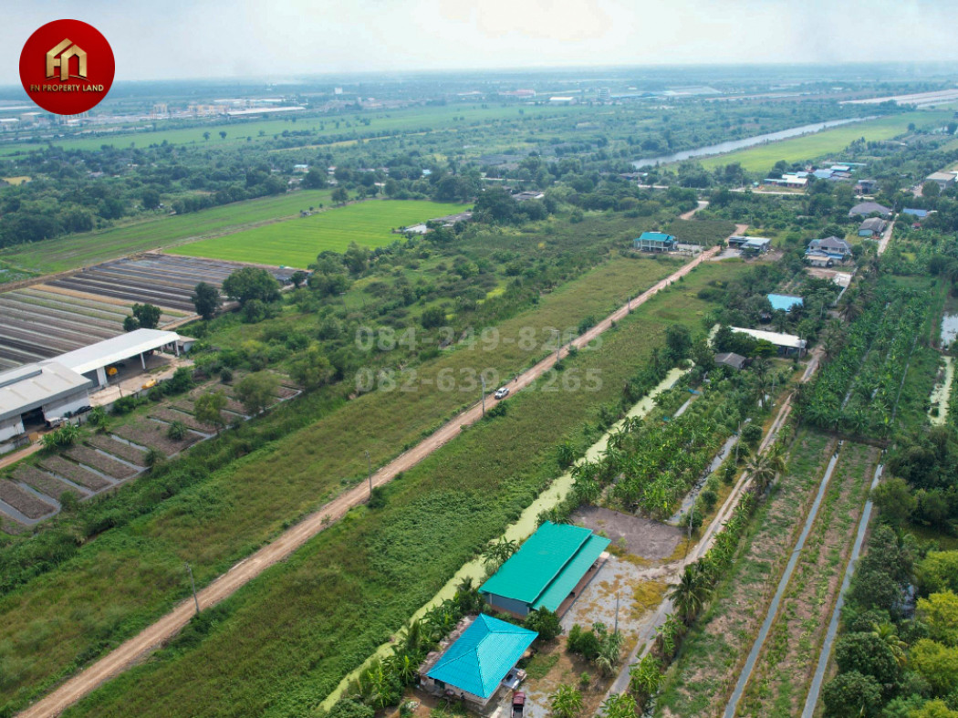 ขายที่ดินราคาถูก มี 2 แปลง 1-2 ไร่ ใกล้วัดปลายคลองขุนศรี ไทรน้อย นนทบุรี รูปที่ 4