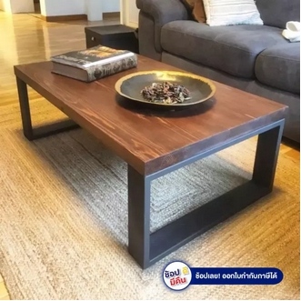 Medium coffee table sofa table leg steel real wood termite resistant ทนม dieting resistant moist รูปที่ 1