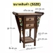 รูปย่อ Phone table carved cabinet Cabinet Cabinet drop of table drop of worship drop fruit ไหว้พระ Princess telephone booth cabinet storage drawer wood sheep stripe pumpkin cabinet storage Plaid Lotus furniture decoration home free shipping รูปที่2