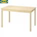 รูปย่อ IKEA INGO อินกูร์ โต๊ะ ไม้สน120x75 ซม. ทำจากไม้สนไม่ทำสี แข็งแรงทนทาน เลือกทาสี ทาน้ำมันเคลือบ หรือย้อมสีไม้ได้ตามต้องการ รูปที่1