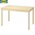 IKEA INGO อินกูร์ โต๊ะ ไม้สน120x75 ซม. ทำจากไม้สนไม่ทำสี แข็งแรงทนทาน เลือกทาสี ทาน้ำมันเคลือบ หรือย้อมสีไม้ได้ตามต้องการ