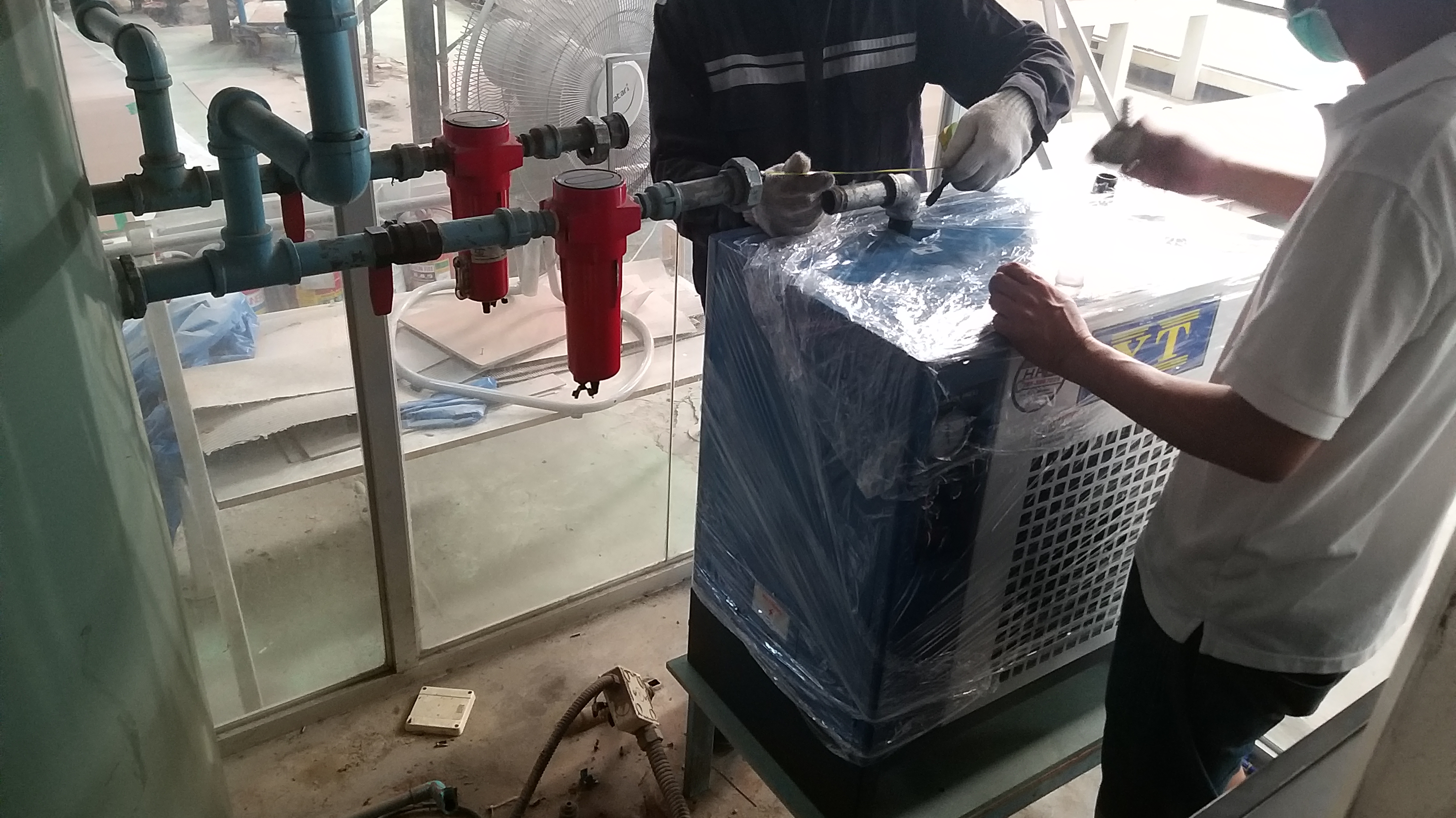 แอร์ไดร์เออร์ 20 แรงม้า Air Dryer เครื่องทำลมแห้ง 20 แรงม้าแอร์ดรายเออร์ - ปั๊ม ลม refrigerated air dryer รูปที่ 1