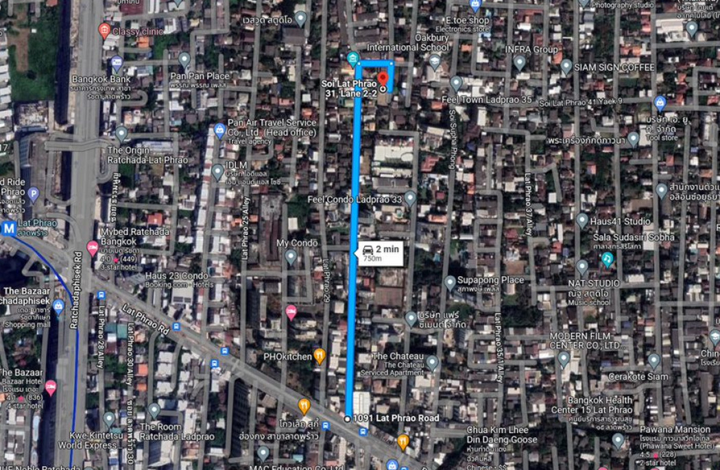 ขาย ที่ดิน ซอยลาดพร้าว 31 ขนาด 51 ตร.วา ใกล้ MRT ลาดพร้าว ทำเลหายาก แปลงสี่เหลี่ยมสวย เหมาะสร้างบ้าน โฮมออฟฟิศ รูปที่ 6