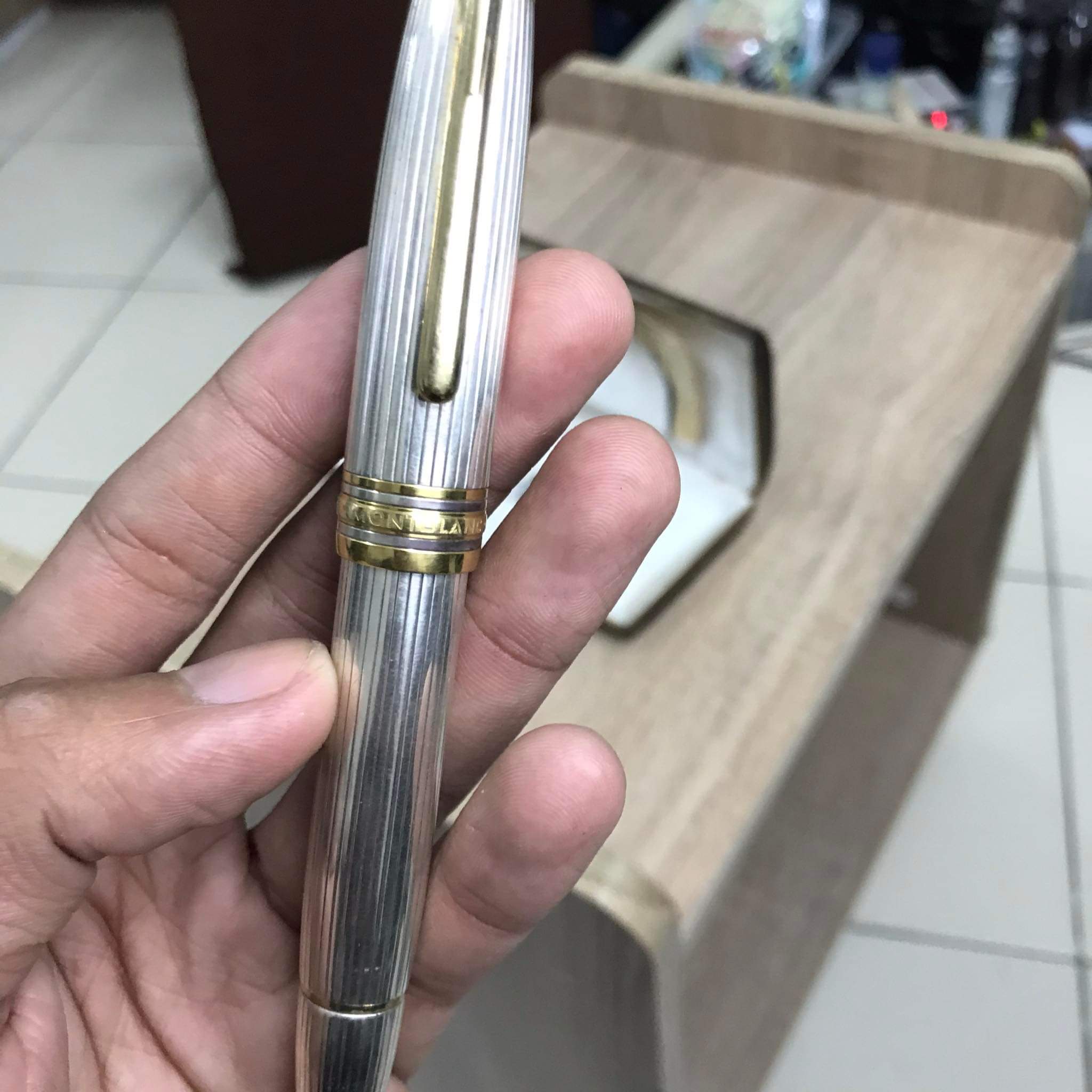 Montblanc Meisterstück Solitaire Sterling Silver LeGrand 146 Fountain Pen รูปที่ 7