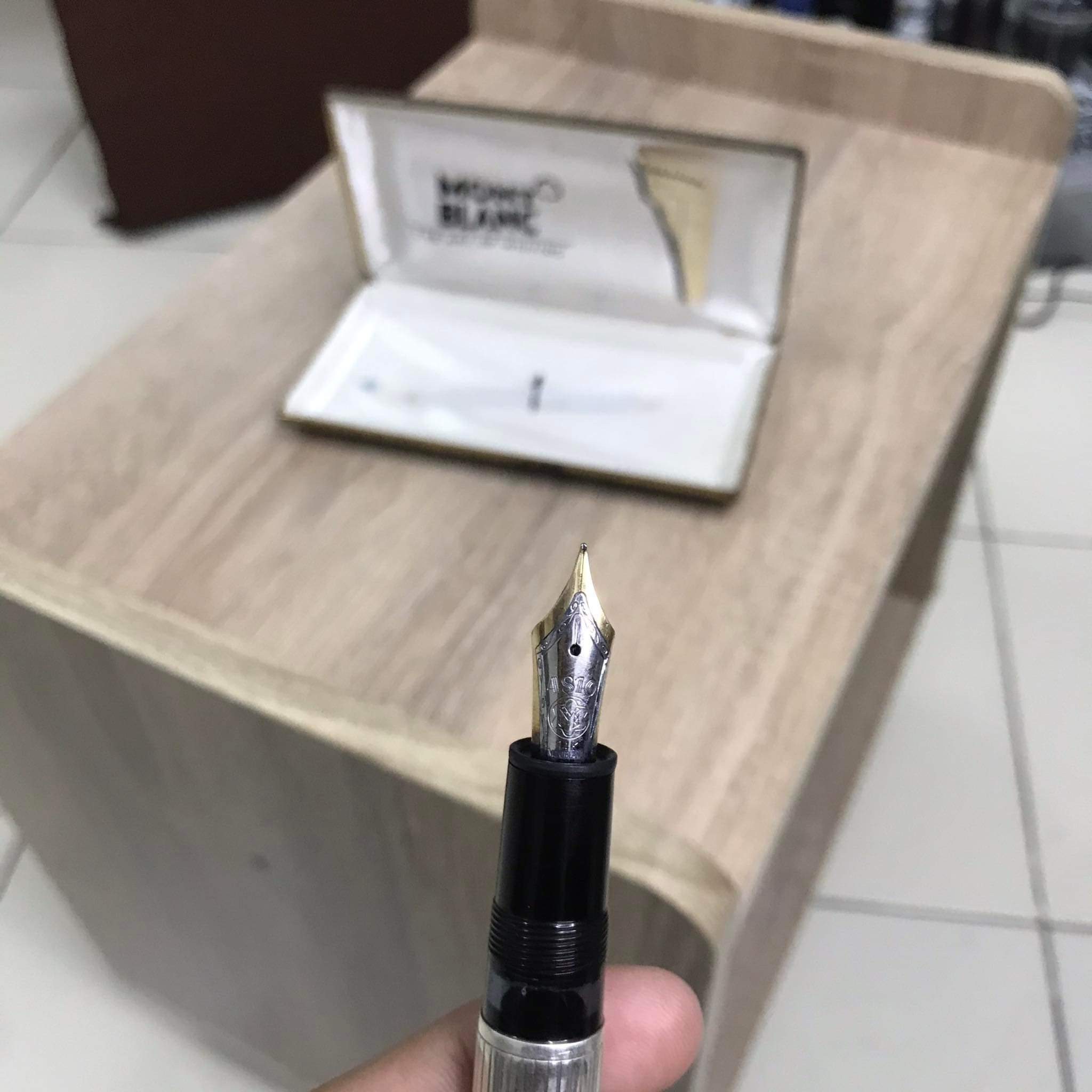 Montblanc Meisterstück Solitaire Sterling Silver LeGrand 146 Fountain Pen รูปที่ 9