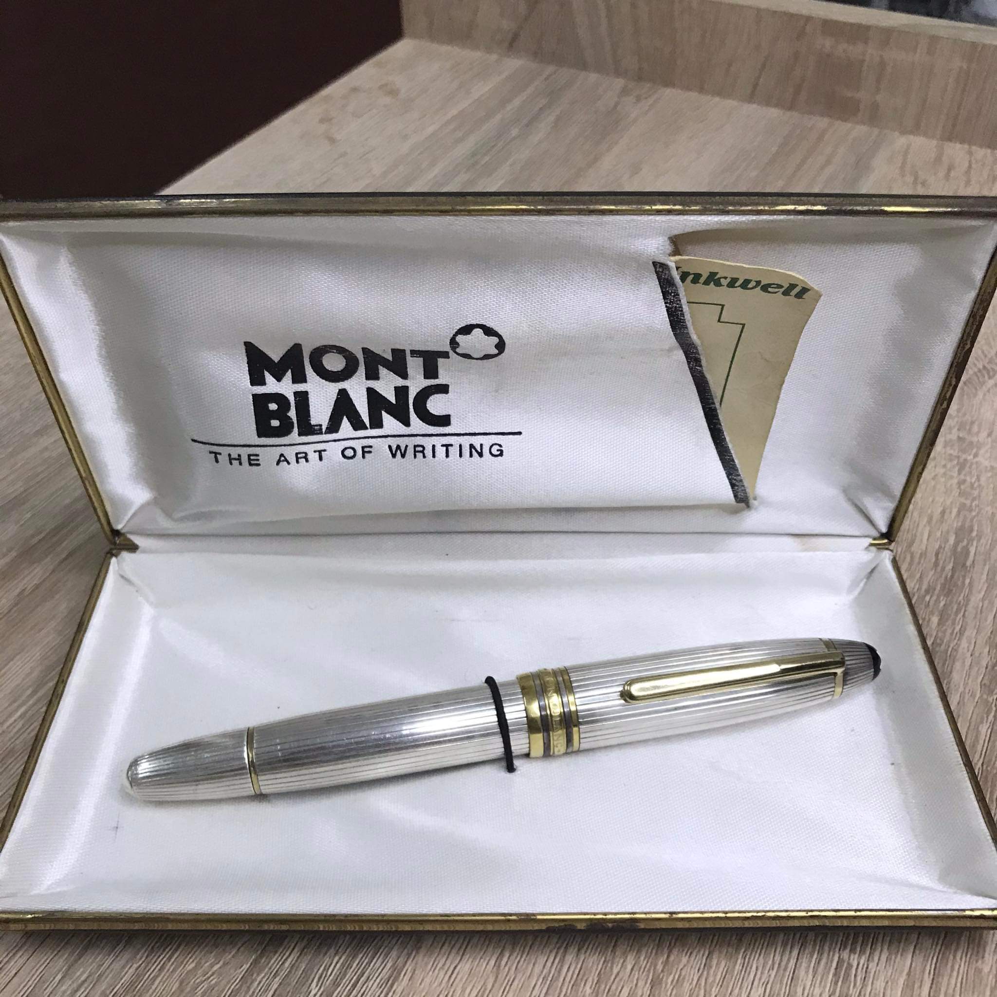 Montblanc Meisterstück Solitaire Sterling Silver LeGrand 146 Fountain Pen รูปที่ 1