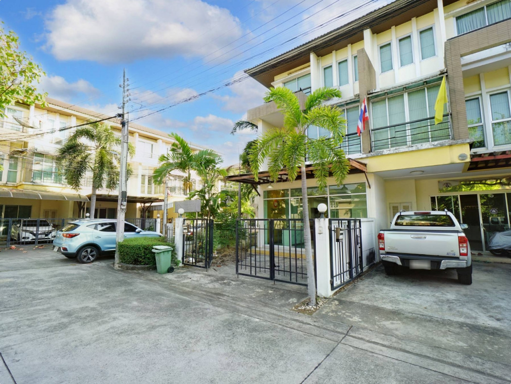 ขาย ทาวน์โฮม 3 ชั้น บ้านวิสต้าปาร์ค วิภาวดี 225 ตรม. 37.6 ตร.วา บ้านหลังมุม ตกแต่งสวยเป็นออฟฟิศ หน้าโครงการเป็น BTS หลักสี่ ทางขึ้นtollway รูปที่ 2