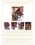 Custom Designed Steinway Gothic/Medieval Influenced Concert Grand Piano 3,500,000 THB Year : 1872 | Length : 7 feet 2 inches | Finish : Exotic Burl Black Walnut | Keys : Ivory Keys