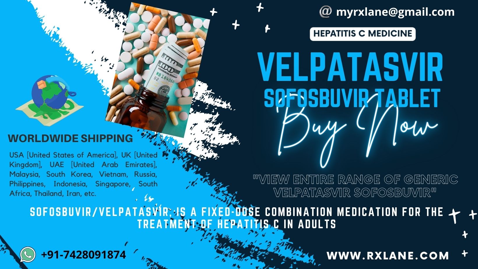 Velpatasvir Sofosbuvir Tablet Price Wholesale Supplier รูปที่ 1