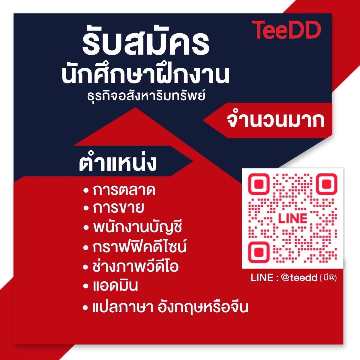 รับนักศึกษา​ฝึกงาน บริษัท​อสังหาริมทรัพย์  จำนวนมาก รูปที่ 1