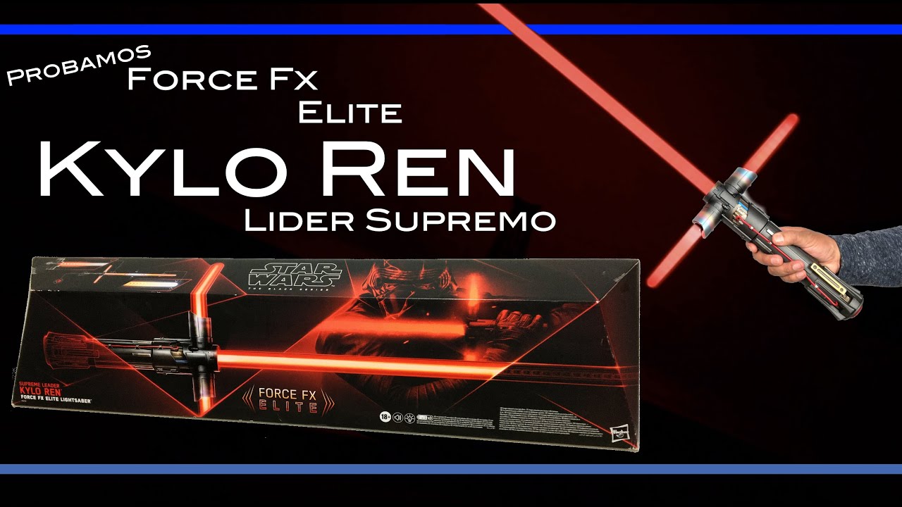 ดาบสตาร์วอร์ ดาบไคโล เรน Star Wars Supreme Leader Kylo Ren Force Fx Elite Lightsaber ของใหม่ของแท้จากอเมริกา รูปที่ 4