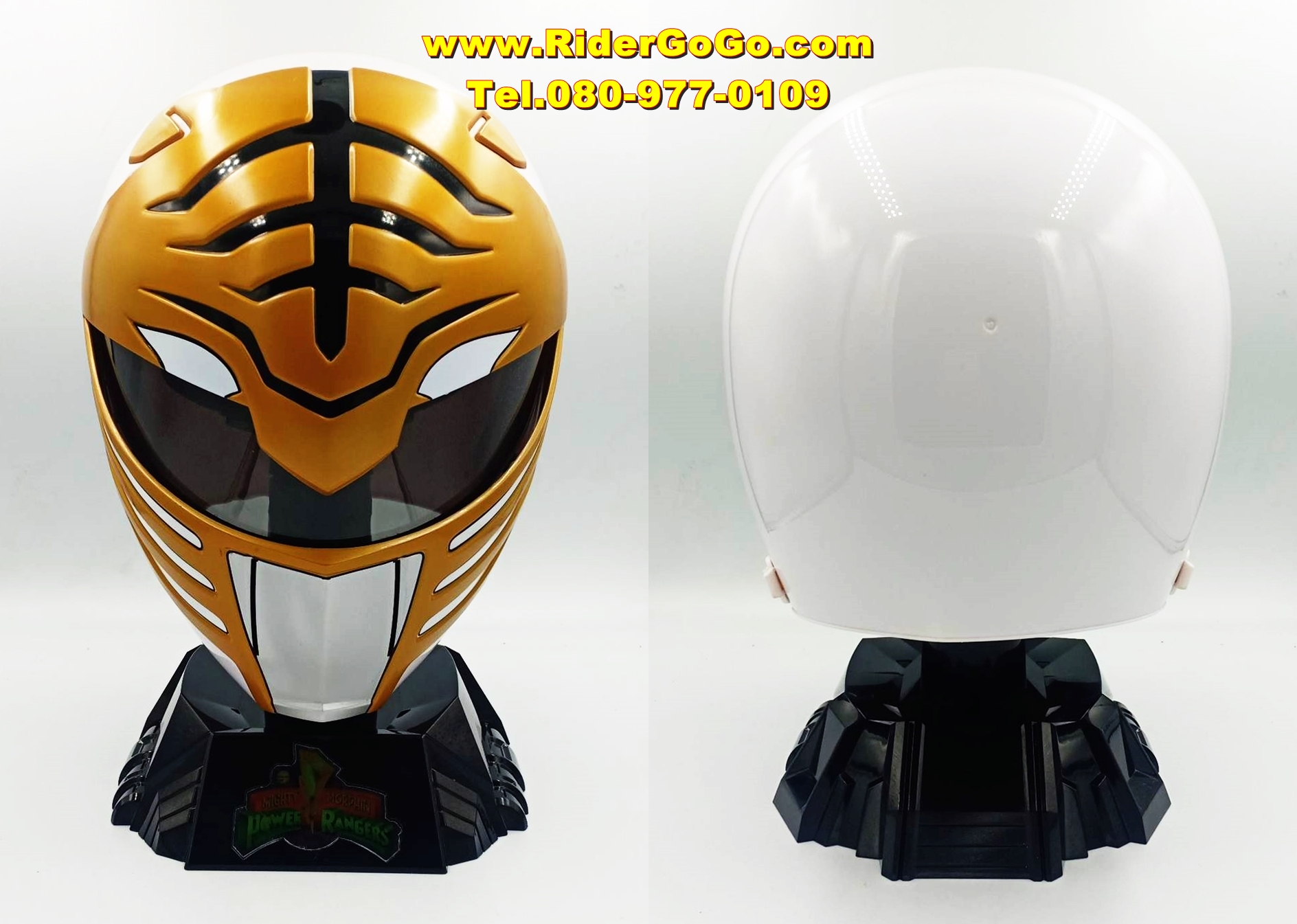 หมวกไวท์เรนเจอร์ หมวกคิบะเรนเจอร์ Power Rangers Lightning Collection Premium White Ranger Helmet (KibaRanger) สภาพสวยใหม่ของลิขสิทธิ์แท้จากHasbro รูปที่ 5