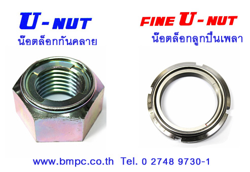 Self lock nut, Prevailing torque nut, Plastic insert nut, Jam lock nut nylon insert, Ribb lock nut รูปที่ 1