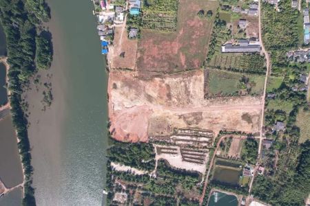 ขาย ที่ดิน ทำเลดีมีอนาคต โฉนดครุฑแดง 1 ไร่ ติดแม่น้ำกระแส รูปที่ 3