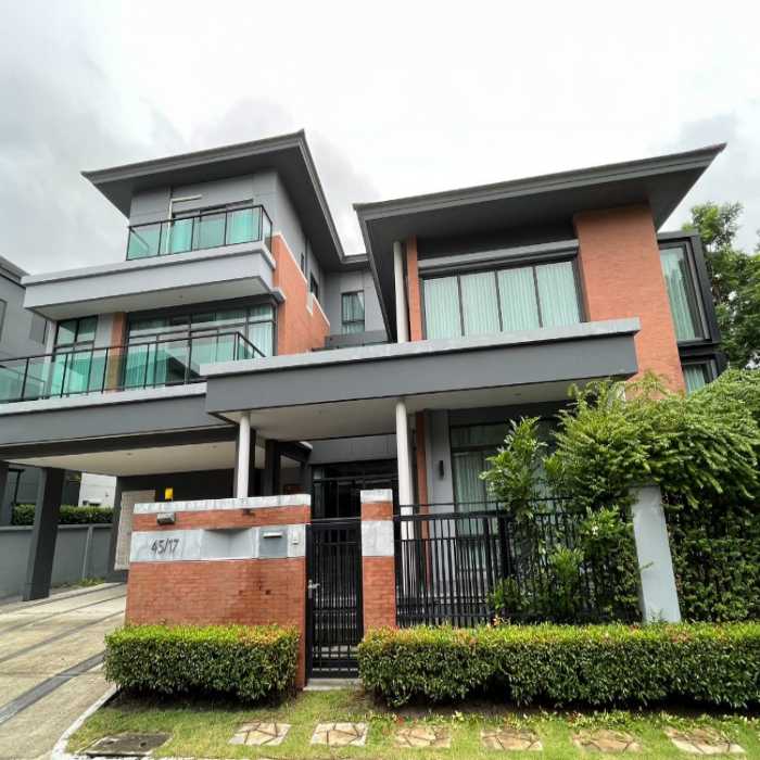 ขาย บ้านเดี่ยว 5 ห้องนอน เฟอร์ครบ ตรงข้ามกับโรงเรียนนานาชาติ Wellington Grand Bangkok Boulevard Rama 9 720 ตรม. 161 ตร.วา รูปที่ 1