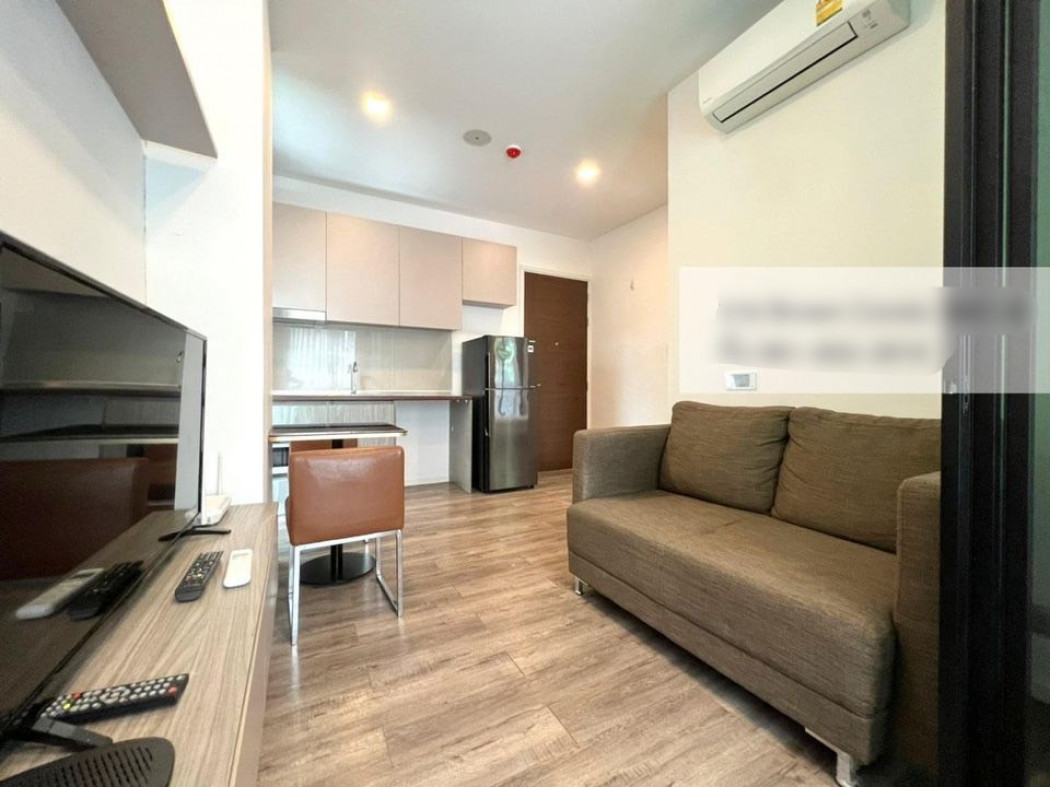 ให้เช่า คอนโด 2 ห้องนอน เฟอร์นิเจอร์ครบ Brown Condo รัชดา 32 33.16 ตรม. ใกล้ ม.ราชภัฎจันทรเกษม รูปที่ 1