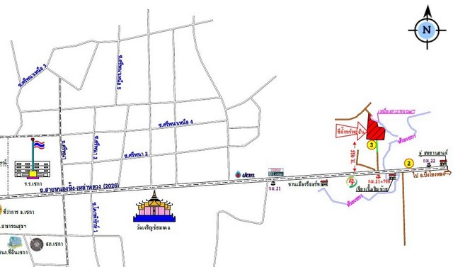 ขายอาคารสำนักงาน และอาคารอู่ซ่อมรถ บึงกาฬ  PSC10168 รูปที่ 1