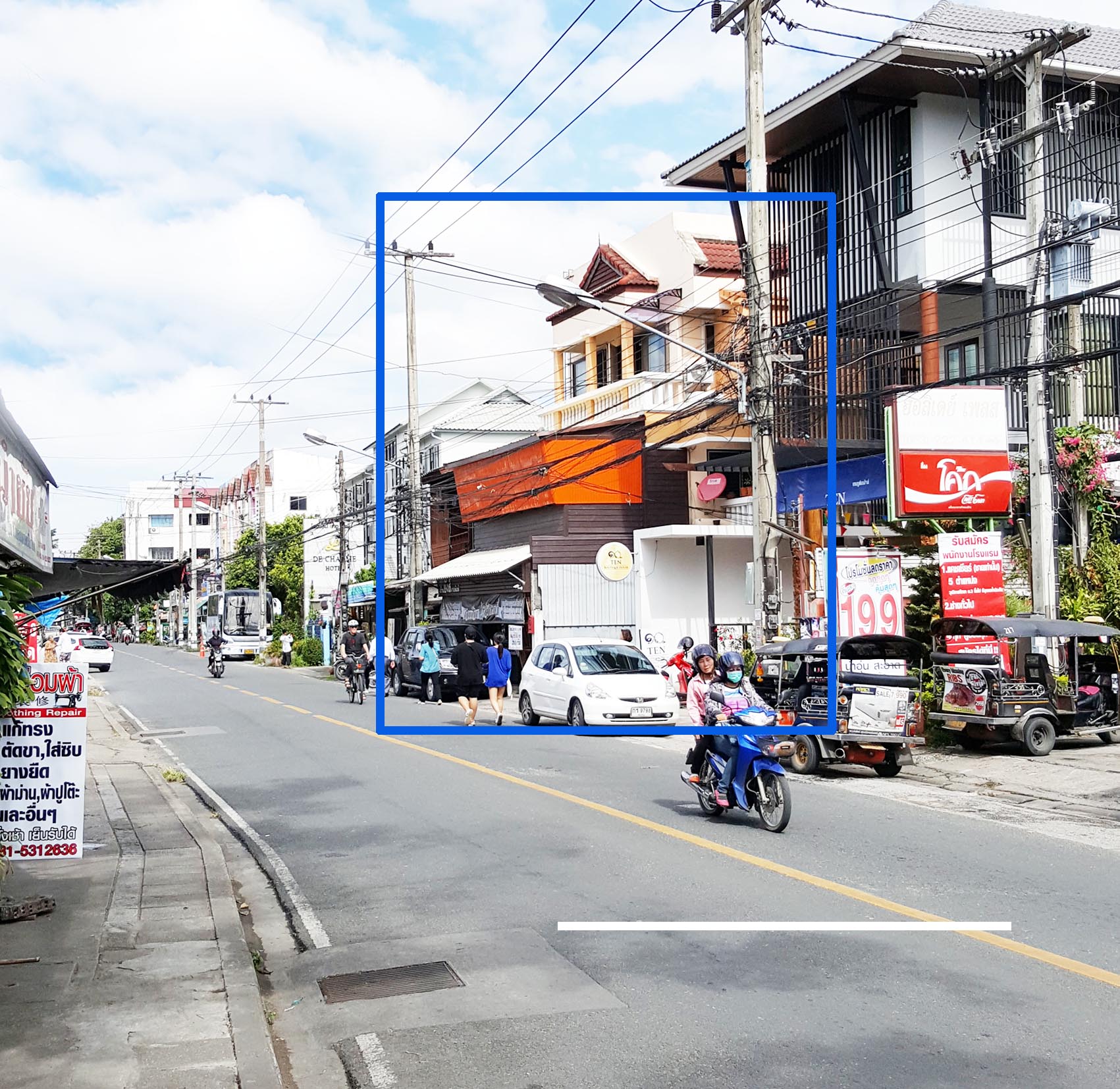 ขายอาคาร 3 ชั้น ใกล้แยกวัดพระสิงห์ 50เมตร รูปที่ 1