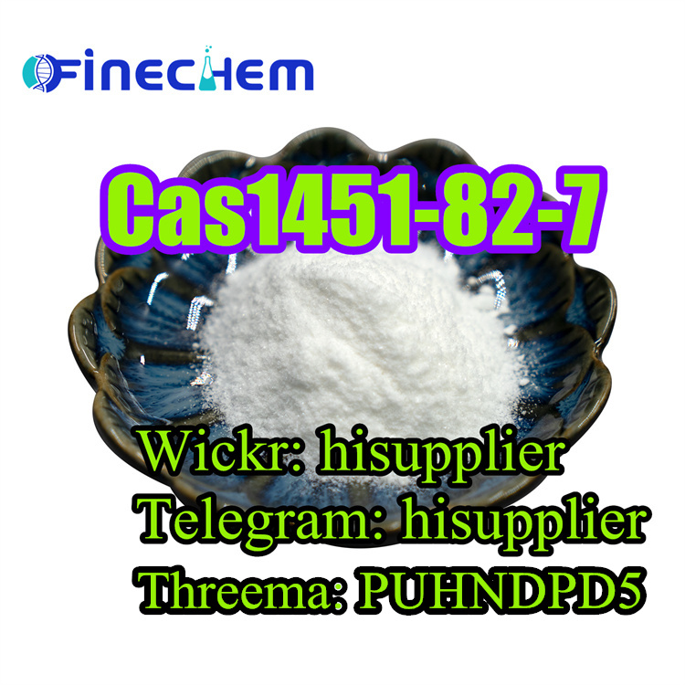 Cas 1451-82-7 C10H11BrO Bromoketon-4 shiny powder in stock Telegram: hisupplier  รูปที่ 1