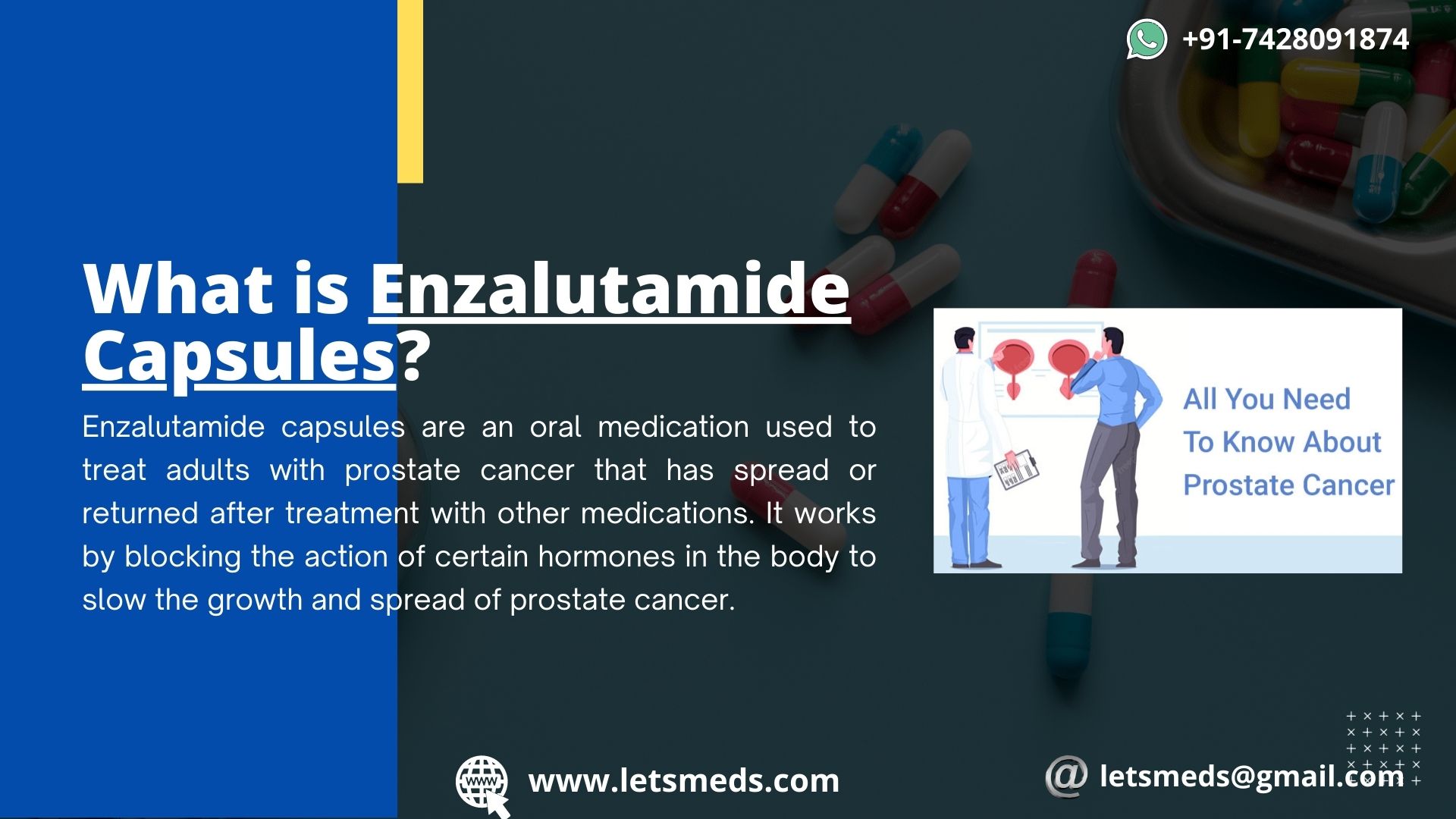 Generic Enzalutamide Capsules Price Online รูปที่ 1