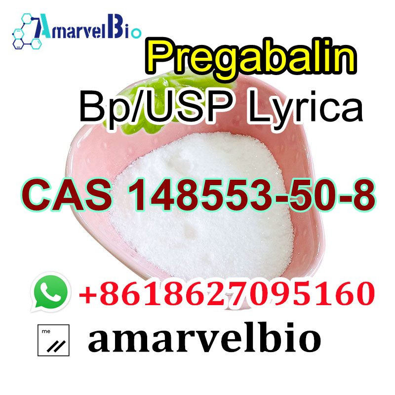 Lyrica cas 148553-50-8 Pregabalin white crystal powder with safe delivery Whatsapp/tele+8618627095160 รูปที่ 3