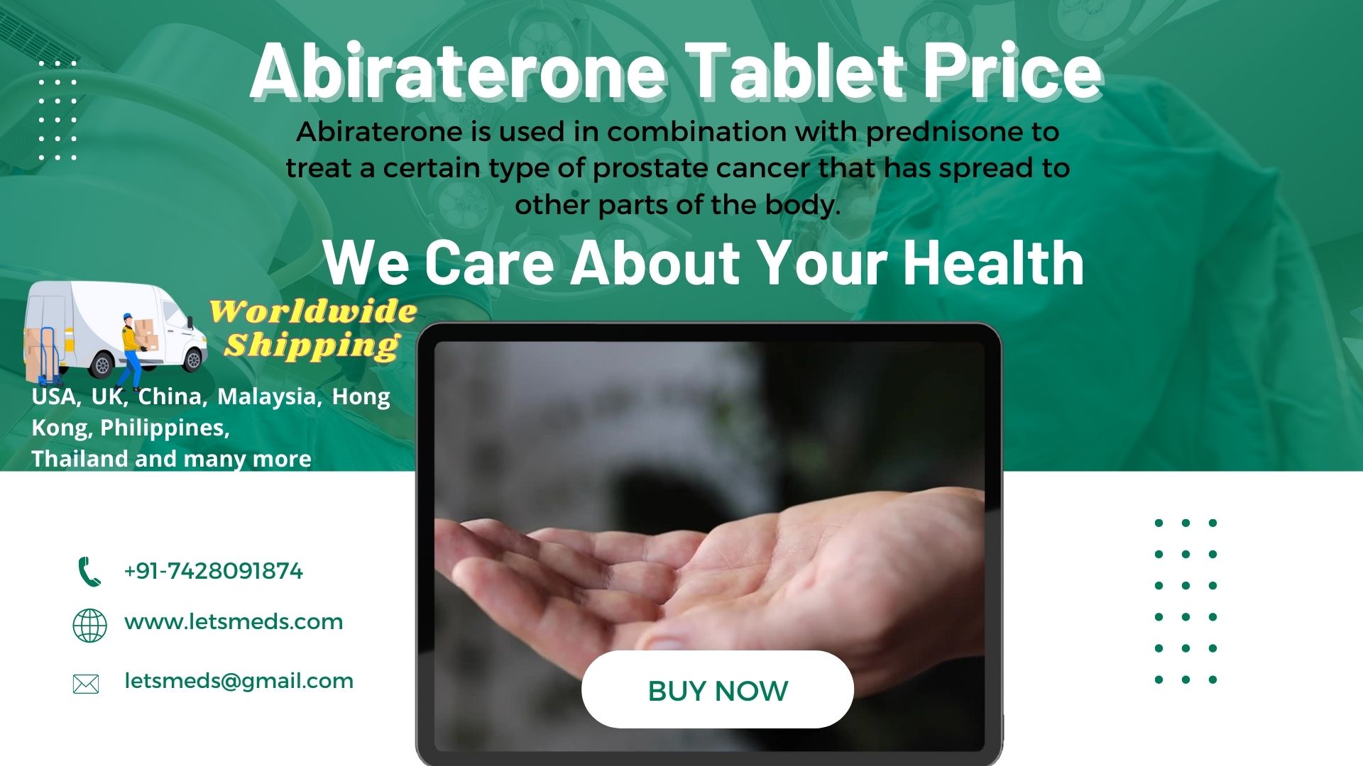 Generic Abiraterone 250mg Tablet Wholesale Price Philippines รูปที่ 1