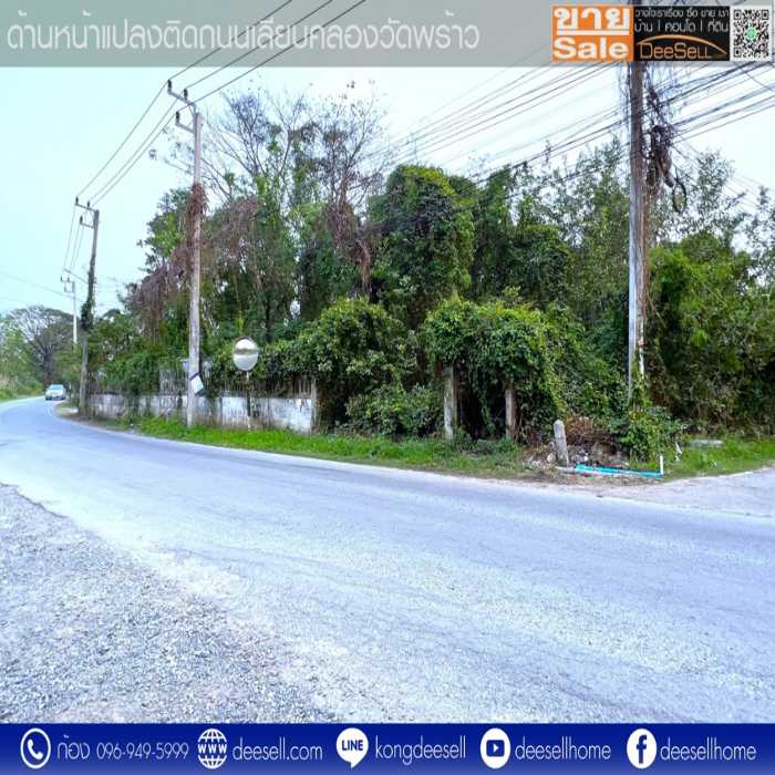 ขายที่ดินคลองสระบัว อยุธยา ราคาถูกสุด ถมแล้ว แปลงมุม 1-2-80 ไร่ รูปที่ 5