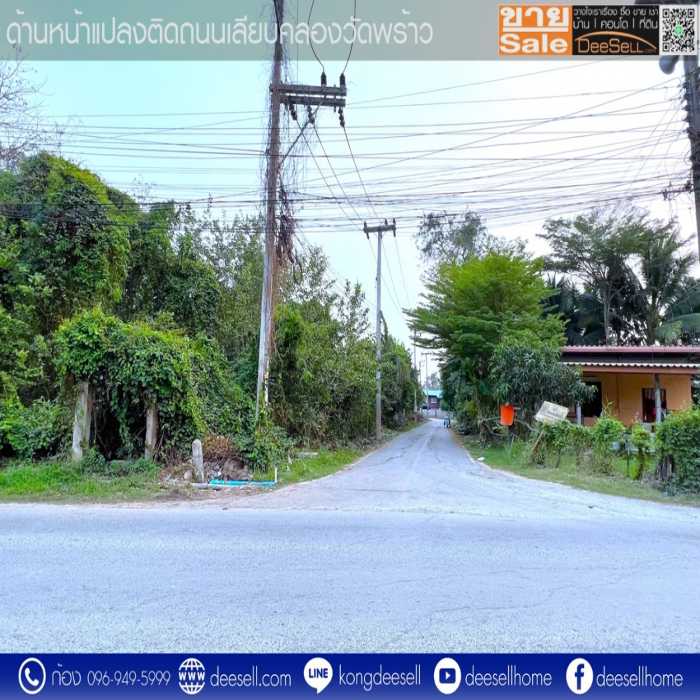 ขายที่ดินคลองสระบัว อยุธยา ราคาถูกสุด ถมแล้ว แปลงมุม 1-2-80 ไร่ รูปที่ 6