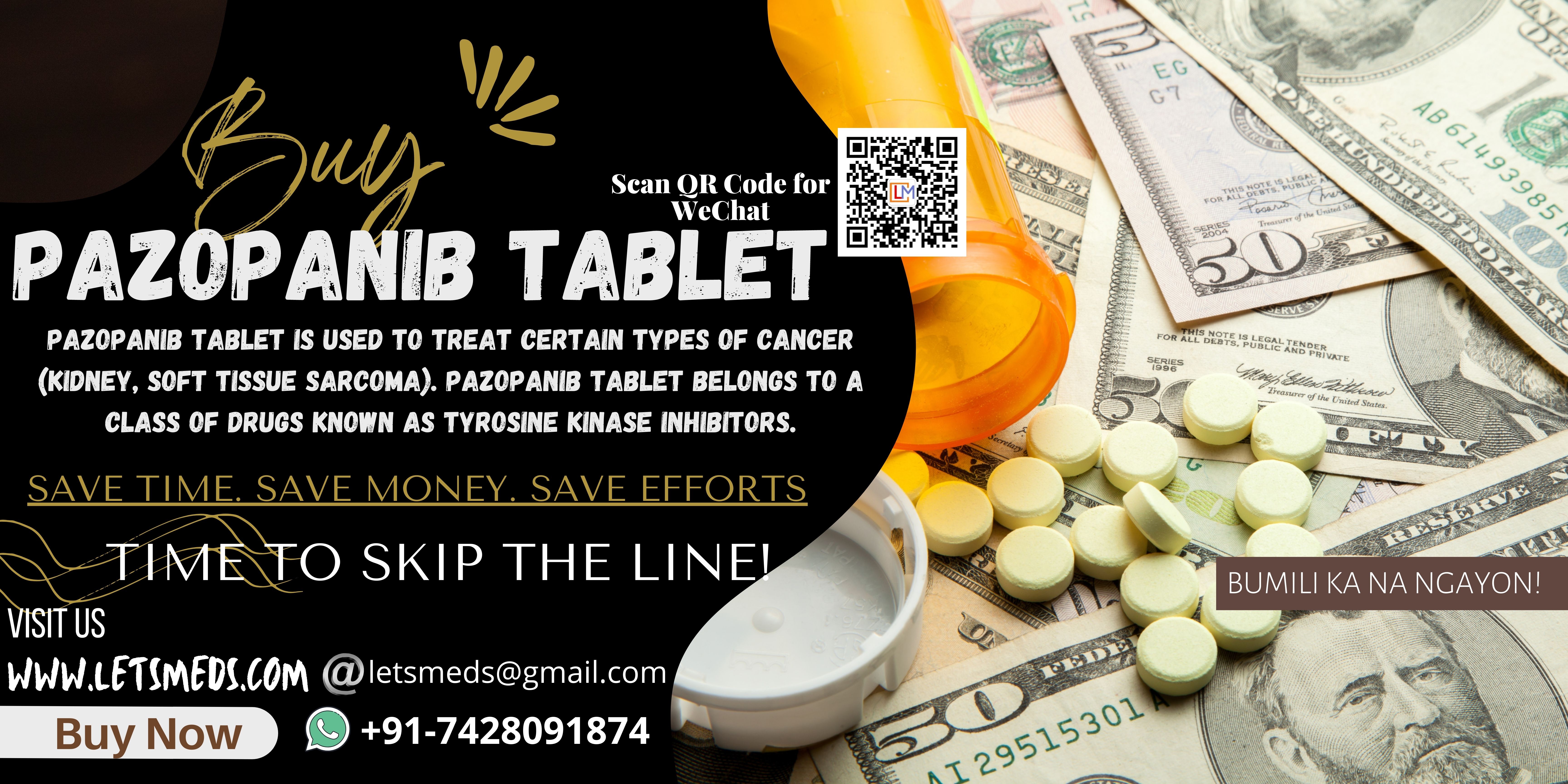 Generic Pazopanib Tablet Wholesale Price Online รูปที่ 1