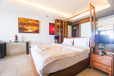 Apartment Sea view ฺwith fully furnished the large pool for rent 2bedroom 2bathroom koh Samui รูปที่ 1