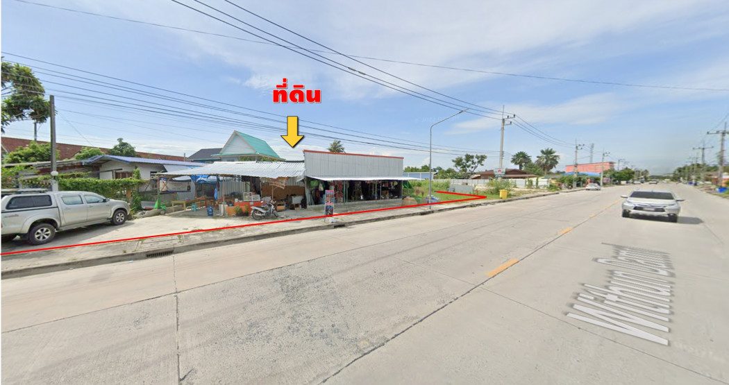 ขาย ที่ดิน ทำเลดี บ้านบึง ถนนวิฑูรย์ดำริ 4 ไร่ 8.9 ตร.วา รูปที่ 1