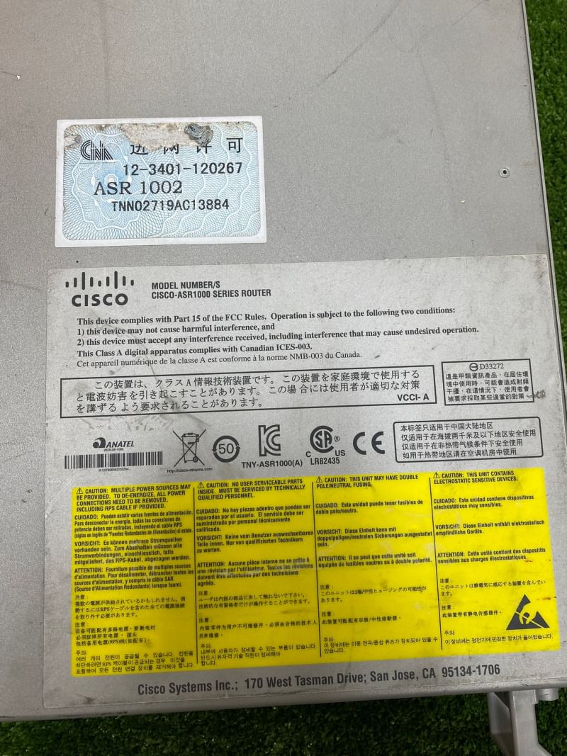 Cisco ASR 1002 Used