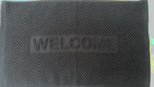 ผ้าเช็ดเท้า พรมเช็ดเท้าสำหรับโรงแรม ลายWELCOME สีเทา 17x28 ราคาถูก รูปที่ 7