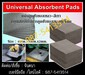 รูปย่อ (จินT.0875413514 ) นำเข้า-จำหน่าย  Universal Absorbent Pads แผ่นดูดซับของเหลว ผ้าดูดซับของเหลว สีเทา & Universal Absorbent Roll แผ่นดูดซับของเหลวชนิดม้วน ผ้าดูดซับของเหลวชนิดม้วน สีเทา & Universal Absorbent Sock วัสดุดูดซับของเหลวชนิดท่อน วัสดุกั้นล้อมของ รูปที่1