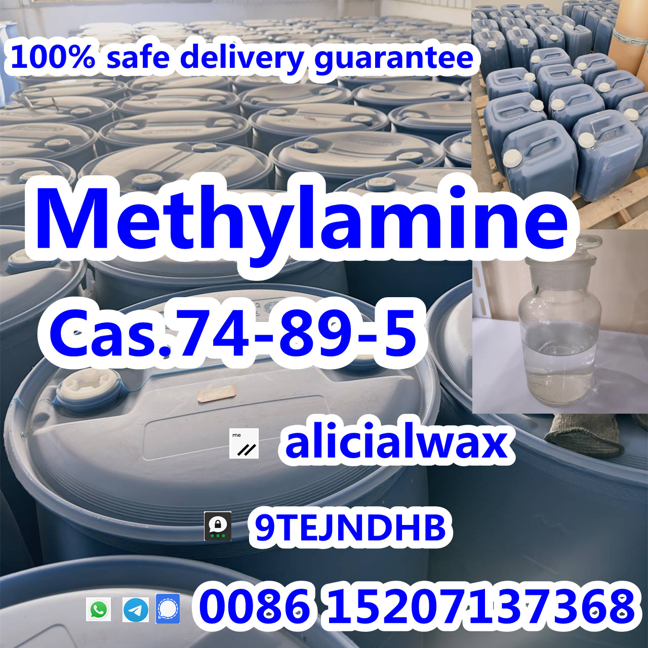 40% Methylamine solution Cas.74-89-5 safe delivery to UK/Holland รูปที่ 1