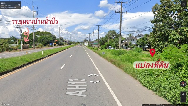 ขายที่ดิน ติดถนนไฮเวย์สาย แพร่-น่าน 102 ตร.วา ถมแล้ว  อ.เวียงสา จ.น่าน ZN266 รูปที่ 1