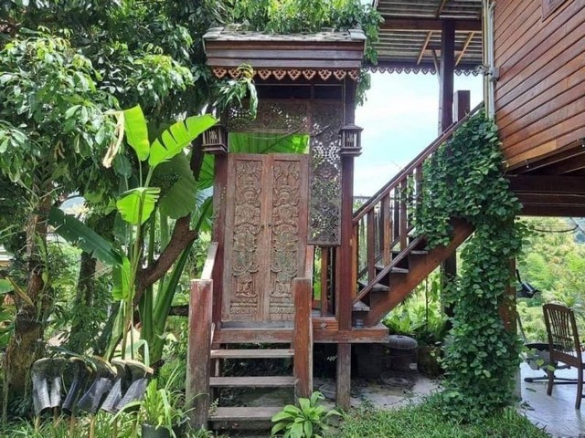 ขายด่วน!  บ้านไม้ทรงไทย  ติดลำธาร วิวภูเขาสวย รหัสทรัพย์ OPS04-105 แบบ 1 ห้องนอน 2 ห้องน้ำ ขนาด 4225  ตร.ว.  รูปที่ 1