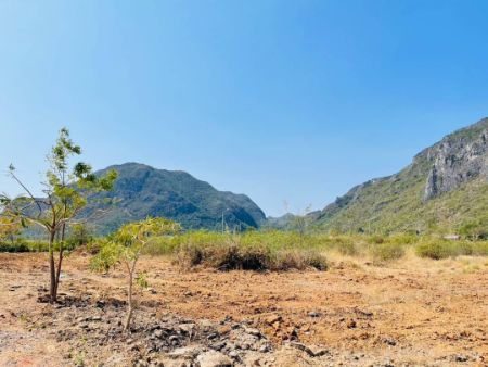 ขาย ที่ดิน โฉนดครุฑแดง วิวเขาล้อมรอบ 360 องศาสามร้อยยอด 200 ตร.วา ประปา ไฟฟ้า ไฟถนน ครบๆ พร้อมอยู่ รูปที่ 4