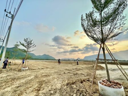 ขาย ที่ดิน ฟรีโอน ฟรีถมปรับพื้น ผ่อนฟรี 𝟭𝟬 เดือน ไม่มีดอกเบี้ย โครงการ Natcha Land 1 ไร่ ติดถนนคอนกรีต มีน้ำประปา ไฟฟ้าแรงสูง 
หน้าโครงการ รูปที่ 6