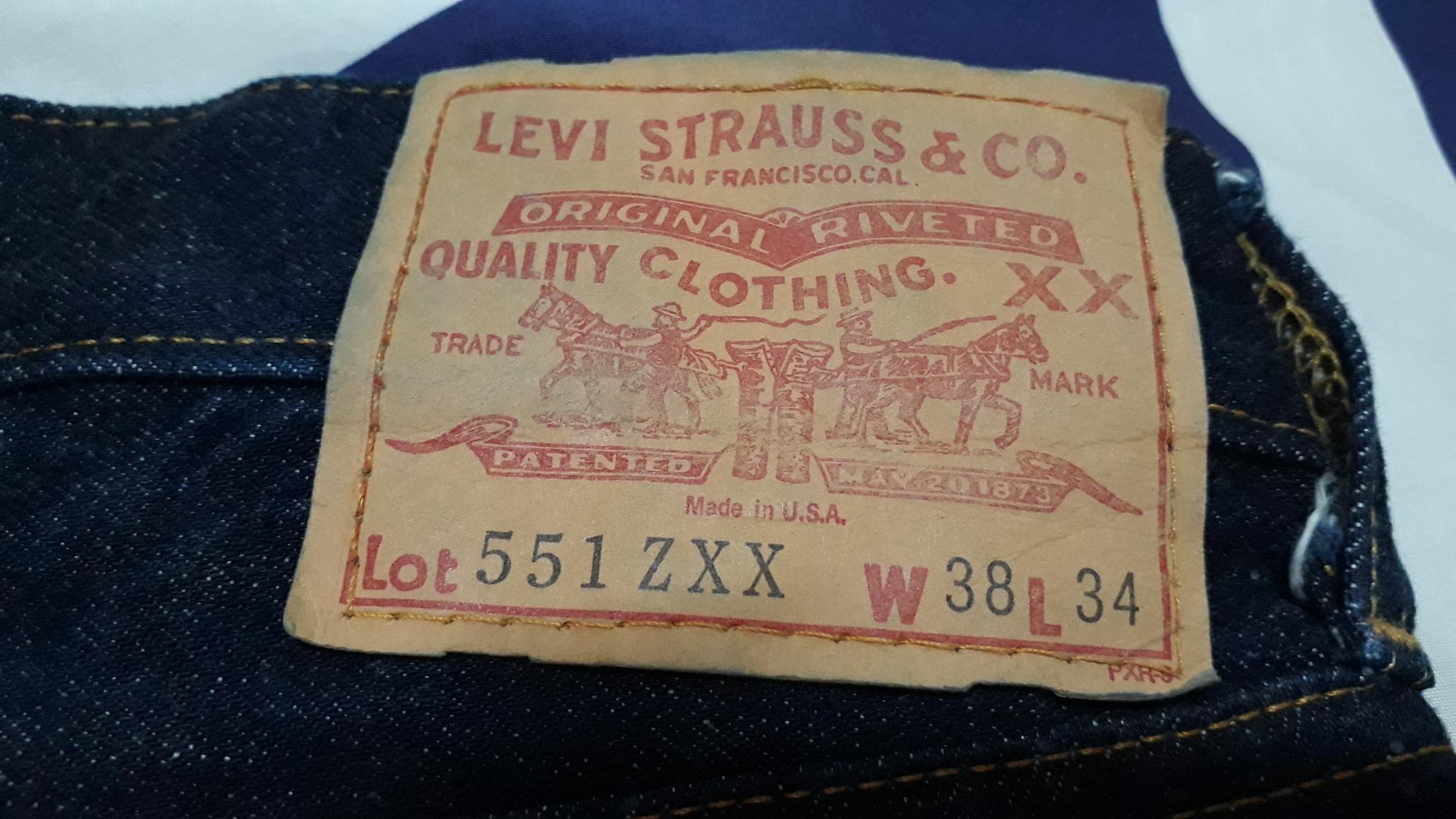 Levi's 551 zxx big E รูปที่ 1