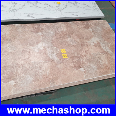 แผ่นหินวีเนียร์ แผ่นหินเทียมตกแต่งผนัง ลาย 3 มิติเหมือนจริง 3D Slated Board หนา 3 มม. ขนาดใหญ่ 1200 x 2440mm วัสดุ Pvc Resin&Calcium Powder (8813) รูปที่ 1