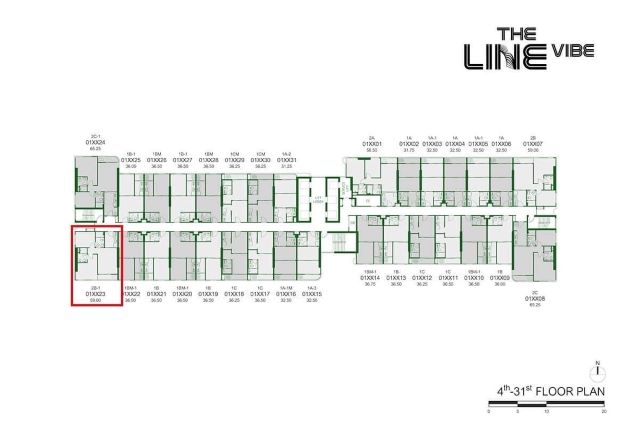 CM03993 ขายดาวน์ โครงการ เดอะ ไลน์ ไวบ์ พหลโยธิน The line vibe คอนโดมิเนียม ถนนพหลโยธิน  รูปที่ 1