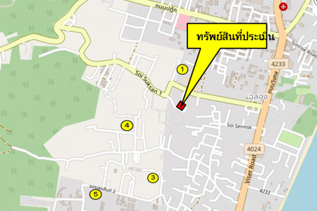 ขาย ที่ดิน ภูเก็ตเป็นโฉนด ที่ดิน 1 ไร่ 24 ตร.วา มีไฟฟ้า ประปา โทรศัพท์ รูปที่ 11