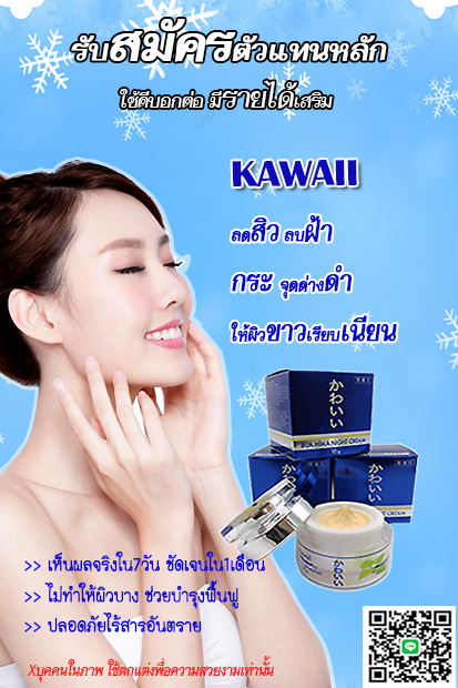 บริษัทKawaii คาวาอี รับสมัครตัวแทนกระจายสินค้า รูปที่ 1
