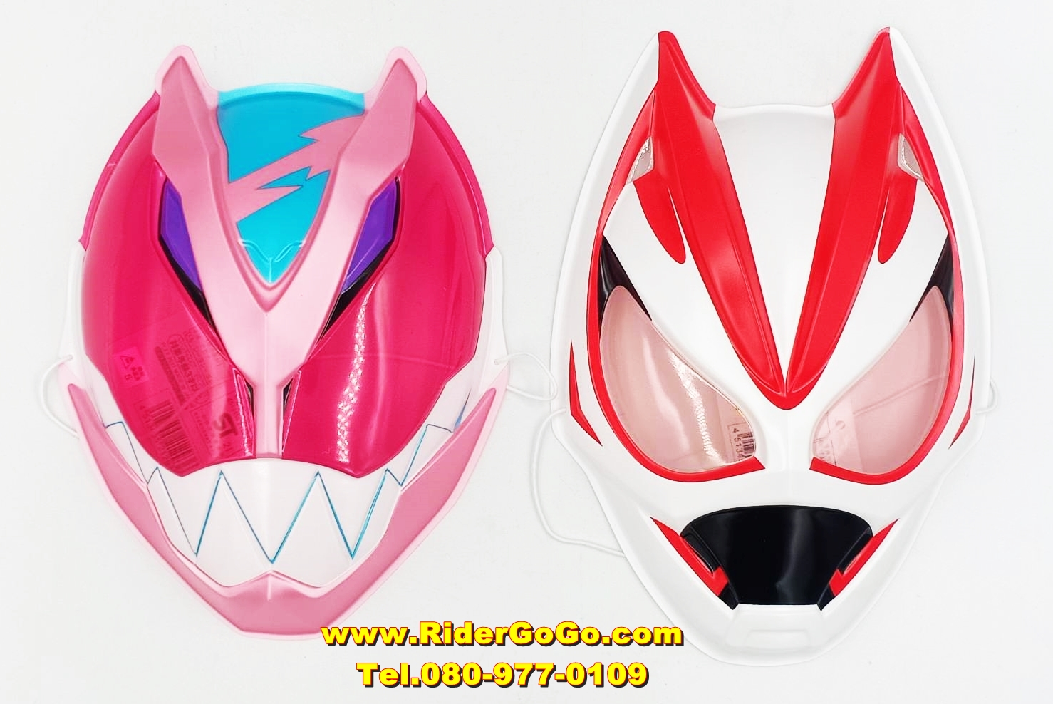 หน้ากากมาสค์ไรเดอร์รีไวซ์ หน้ากากมาสค์ไรเดอร์กีทส์ Masked Rider Revice Masked Rider Geats Plastic Mask พลาสติกหนาอย่างดี ของแท้จากประเทศญี่ปุ่น รูปที่ 1