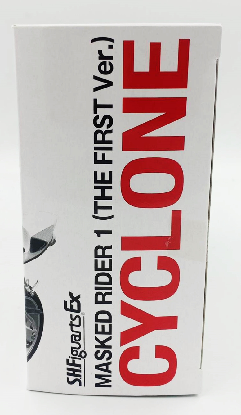 S.H.Figuarts SHFiguarts Cyclone Masked Rider 1 (The First Ver.) ฟิกเกอร์มอเตอร์ไซค์ของมาสค์ไรเดอร์หมายเลข1 มาสค์ไรเดอร์เดอะเฟิร์ส มาสค์ไรเดอร์เดอะเน็กซ์ ของใหม่ของแท้ รูปที่ 4