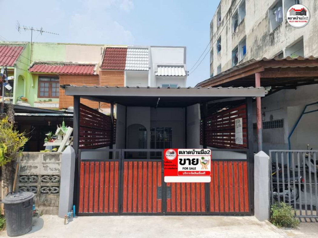ขาย ทาวน์โฮม รีโนเวทใหม่ทั้งหลังพร้อมอยู่ หมู่บ้านบัวงาม บางหัวเสือ 80 ตรม. 21 ตร.วา รูปที่ 2